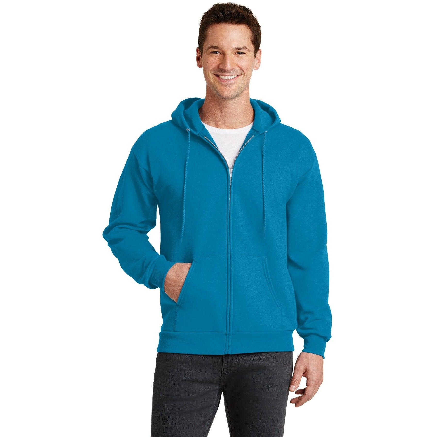 Port & Company-Port & Company® - Core Fleece Full-Zip Hooded Sweatshirt. PC78ZH-MedTech-16